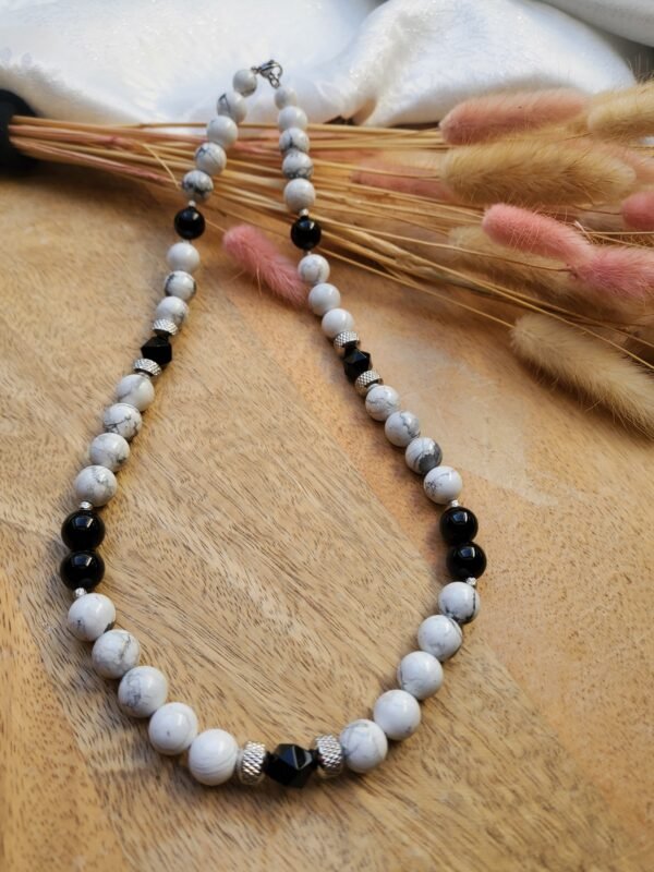 Collier boule homme