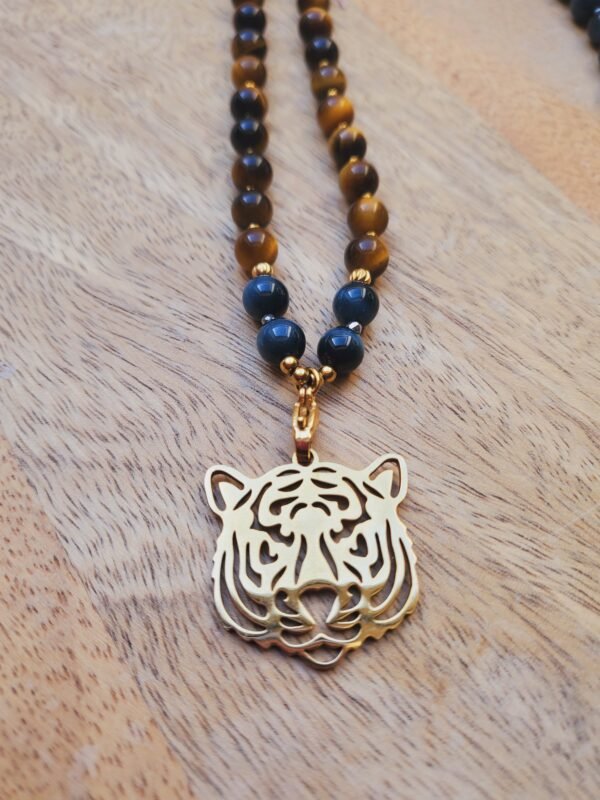 Sautoir œil de tigre
