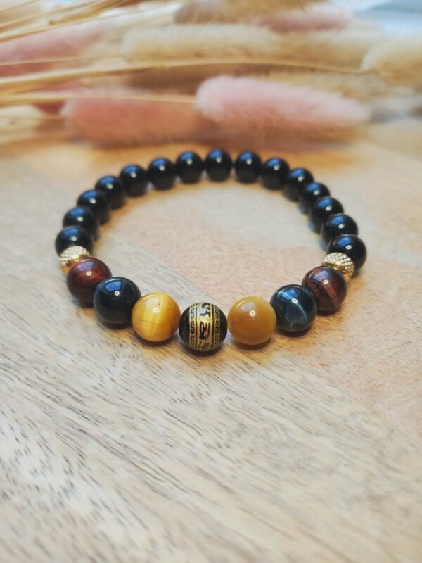 Bracelet triple œil de tigre