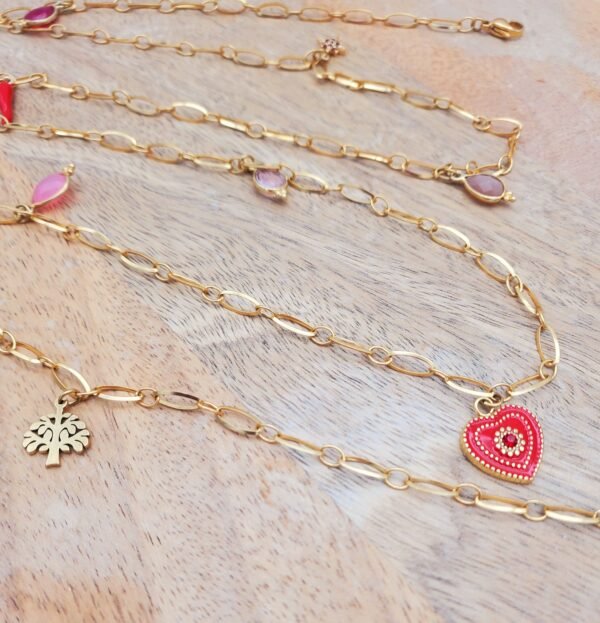 Chaine de taille breloque amovible