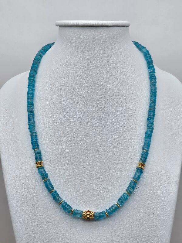 Collier apatite bleue