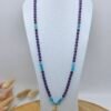 Collier long améthyste