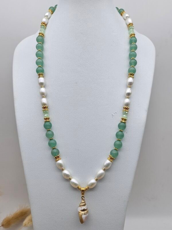 Collier long aventurine