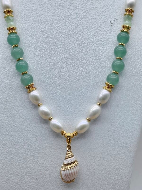 Collier long aventurine