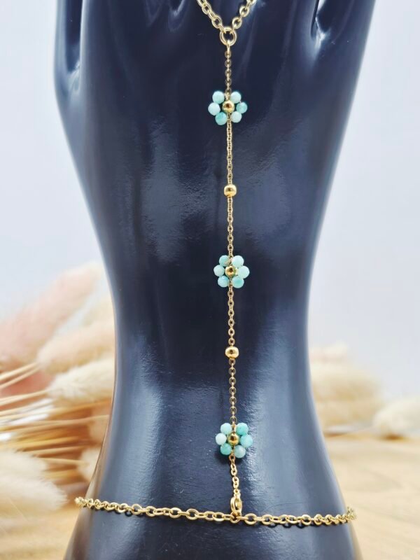 bijoux de main fleur