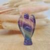 Ange en fluorite multicolore