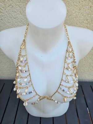 Body chain coquillage
