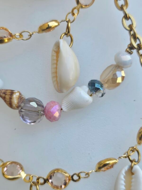 Body chain coquillage