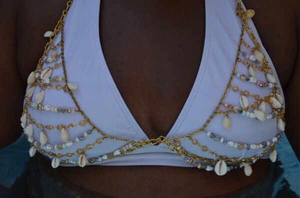 Body chain coquillage