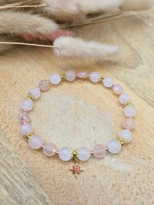 bracelet octobre rose