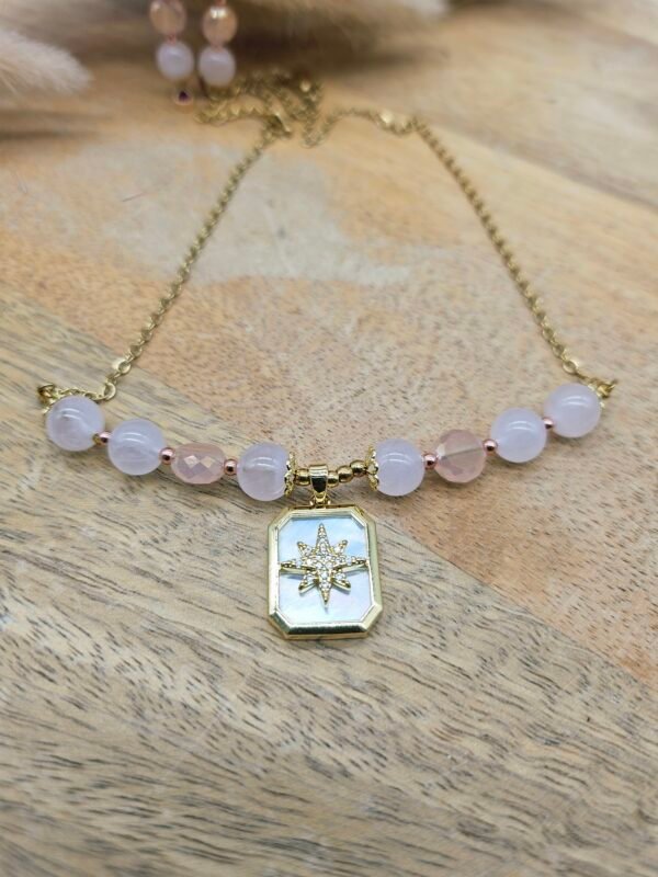 Collier octobre rose